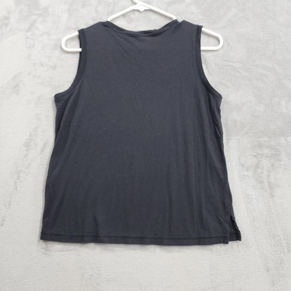 Joie Tank Womens XS Black Sleeveless Jersey Pocket Crew Neck Basic Casual Muscle - Picture 4 of 9